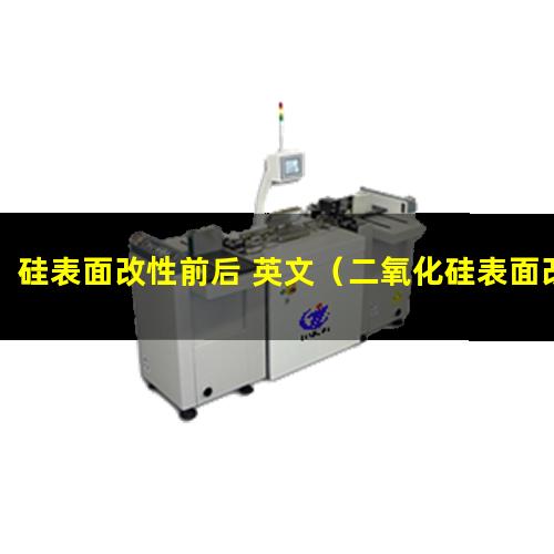 硅表面改性前后 英文（二氧化硅表面改性的成果）